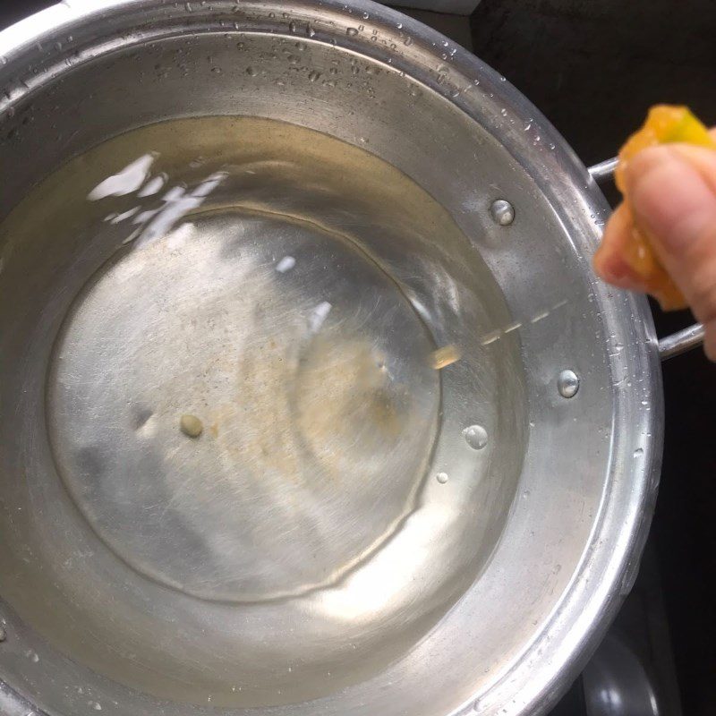 Step 2 Boil pig liver Boiled pig liver