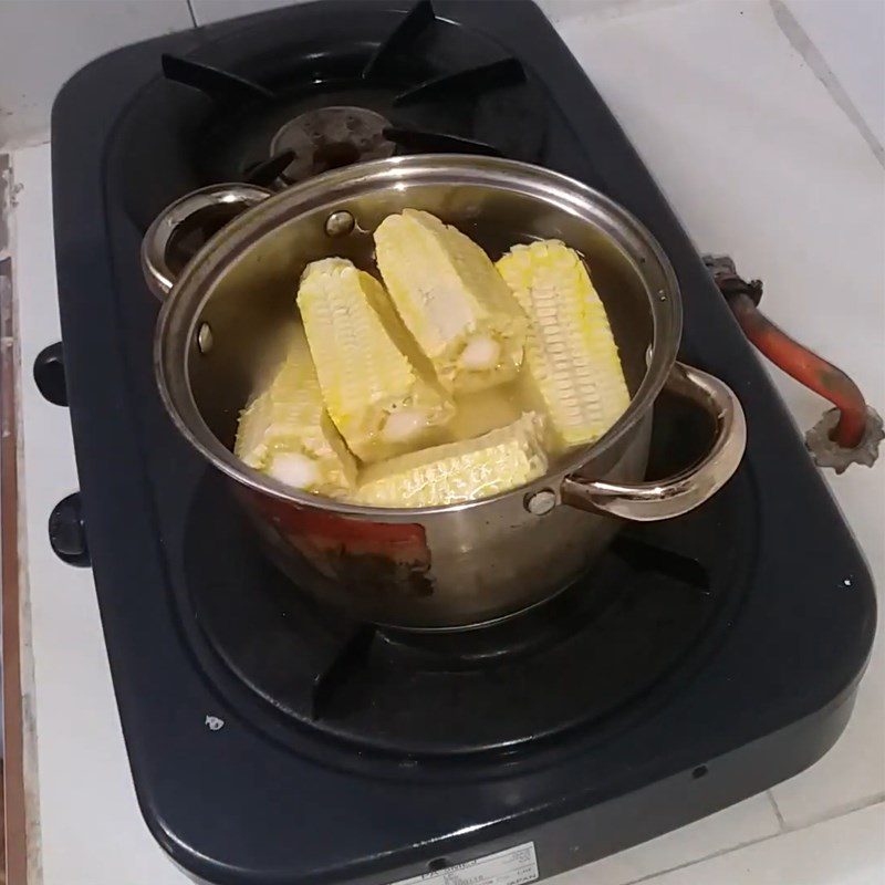 Step 2 Boiled Corn Core American Corn Pudding