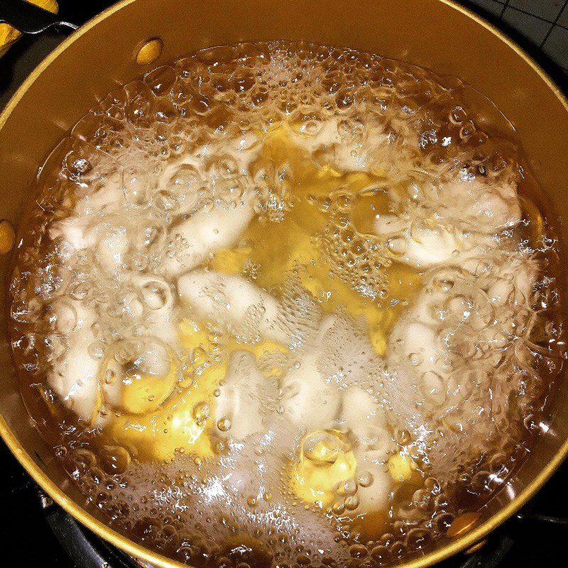 Step 3 Boil tokbokki How to make tokbokki from glutinous rice flour