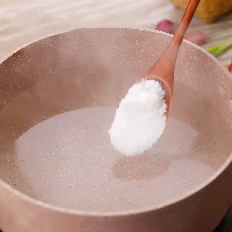 Step 2 Boil eggs Soft-boiled eggs with tamarind sauce