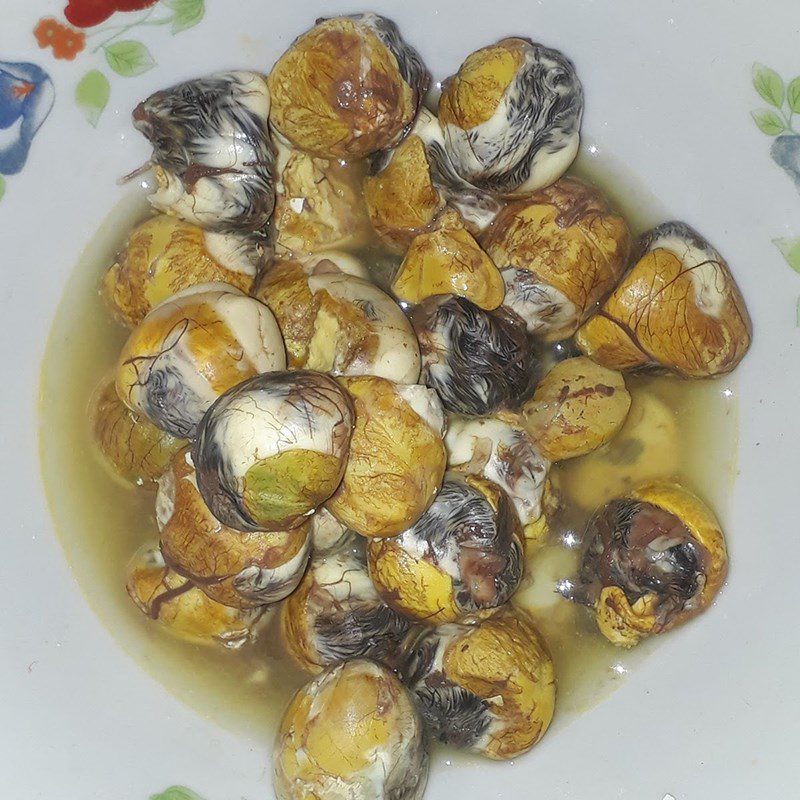 Step 2 Boiled Quail Eggs Quail Eggs Stewed with Gourd