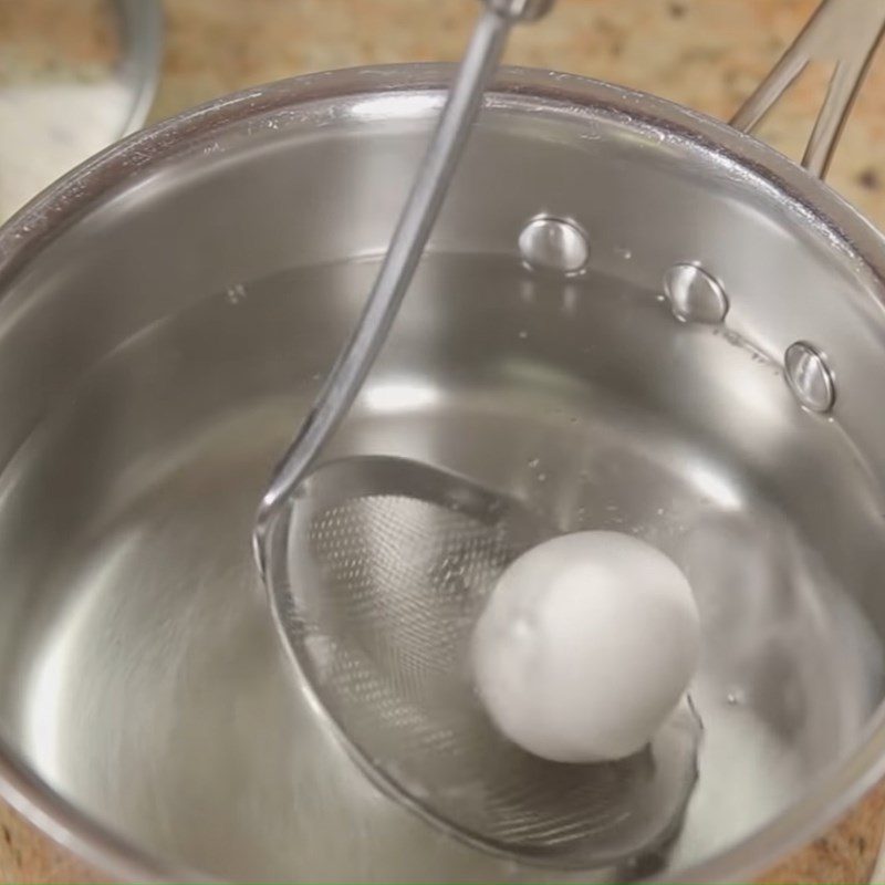 Step 2 Boil the eggs for Onsen tamago (onsen egg)