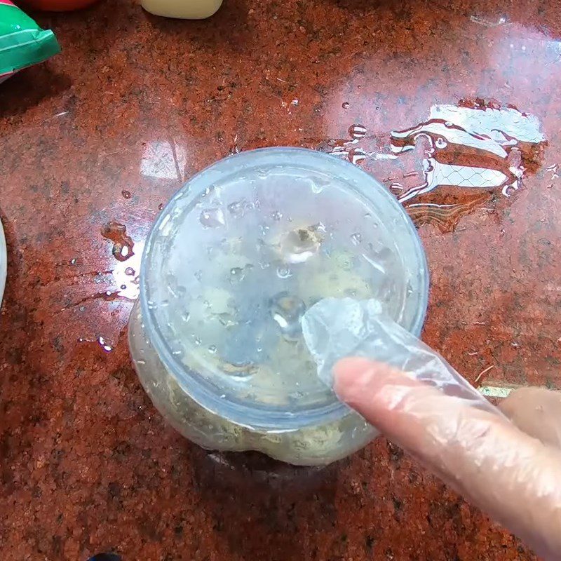 Step 2 Boil and peel the quail eggs for red rice paper wrapped quail eggs