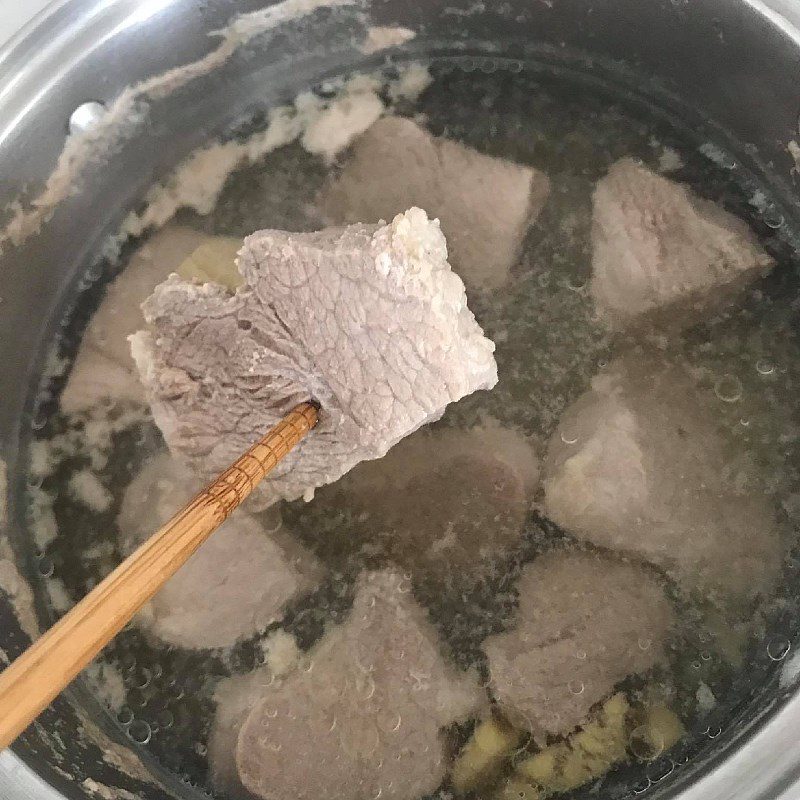 Step 2 Boil and Fluff the Meat for Pork Floss (with Coloring)