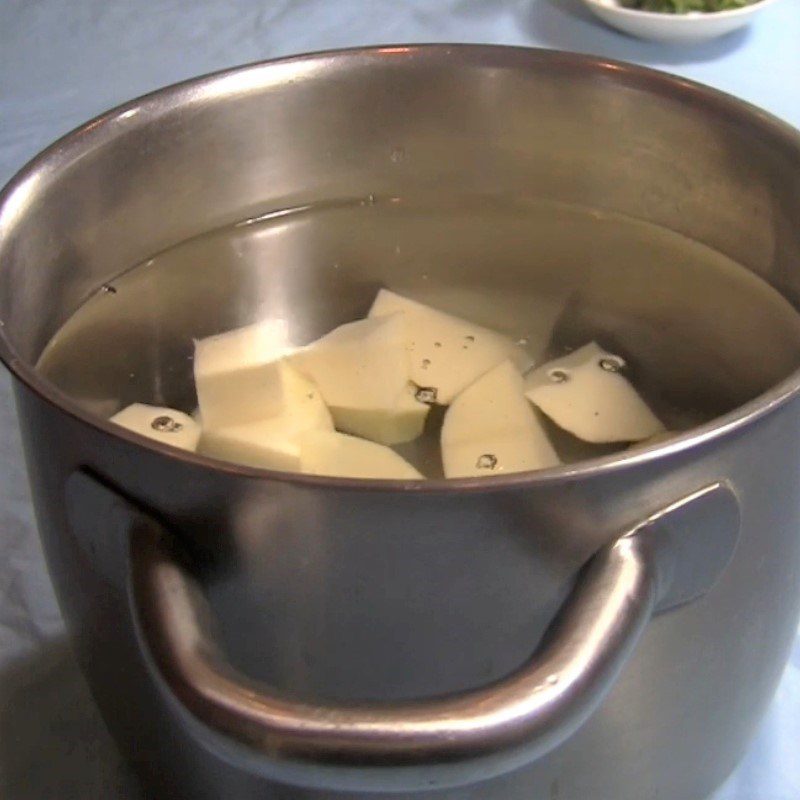 Step 4 Boil and mash potatoes Pork steak mashed potatoes