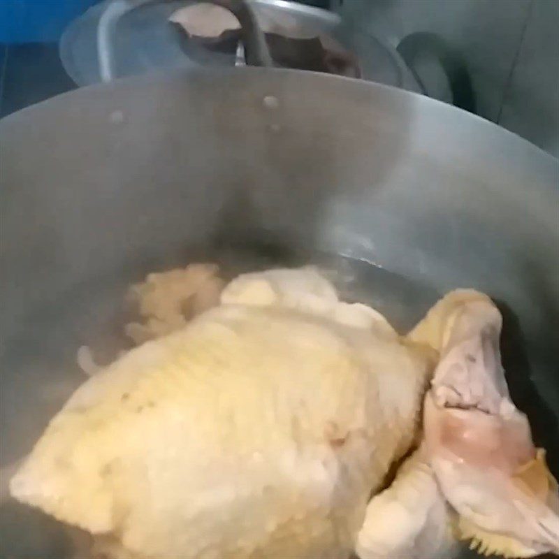 Step 3 Boil and Shred the Chicken Shredded Bamboo Shoot Chicken Salad