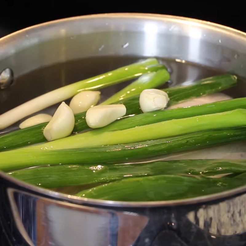 Step 2 Boil and shred the chicken for Chicken Radish Soup