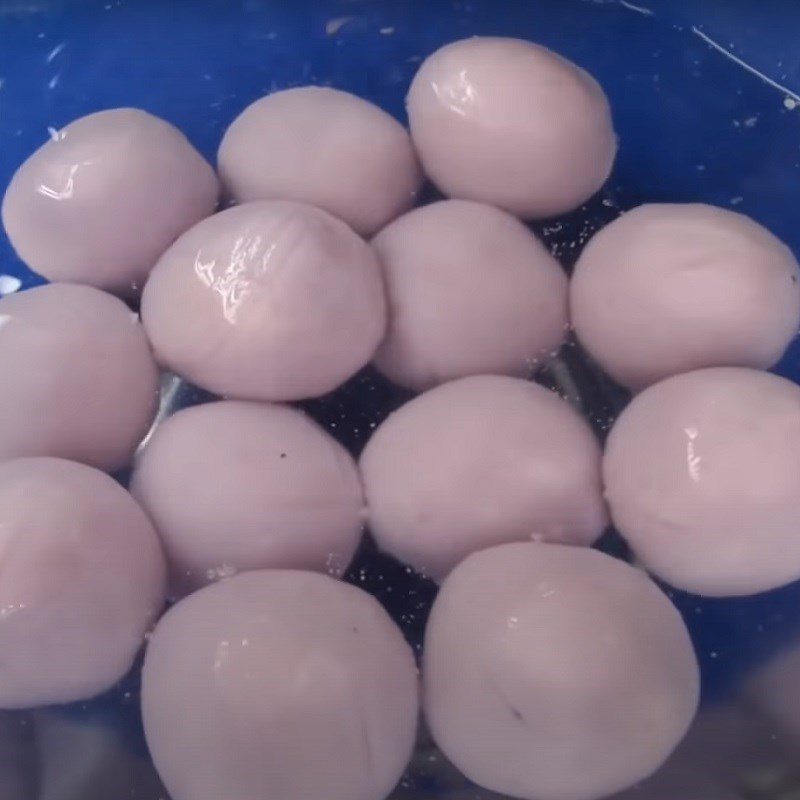 Step 6 Boil the dumplings Sweet potato dumplings