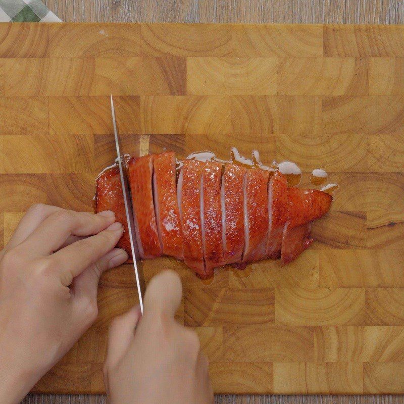 Step 1 Pan-fry the goose breast Smoked Goose Breast with Orange Sauce