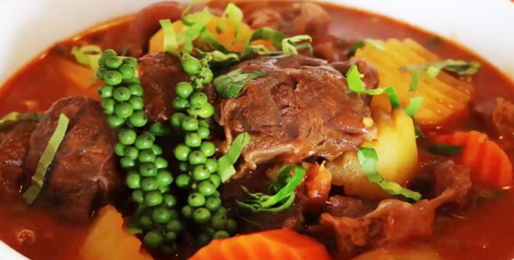 Step 4 Final Product Green Pepper Beef Stew