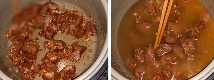 Step 3 Cooking beef stew with potatoes using a rice cooker Beef stew with potatoes