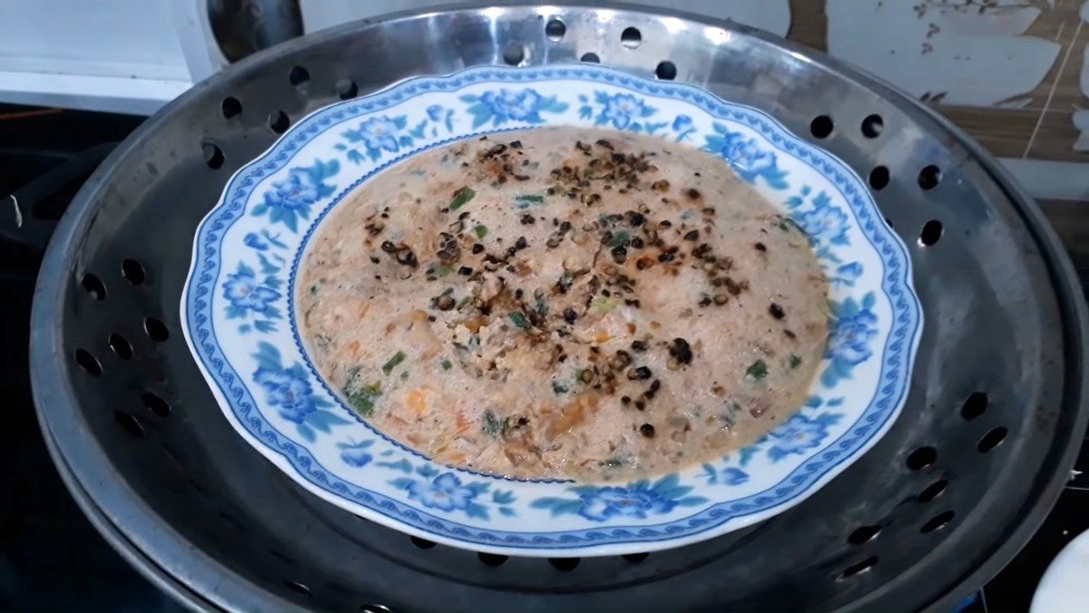 Fermented Fish Sauce with Eggs and Fried Pork Skin