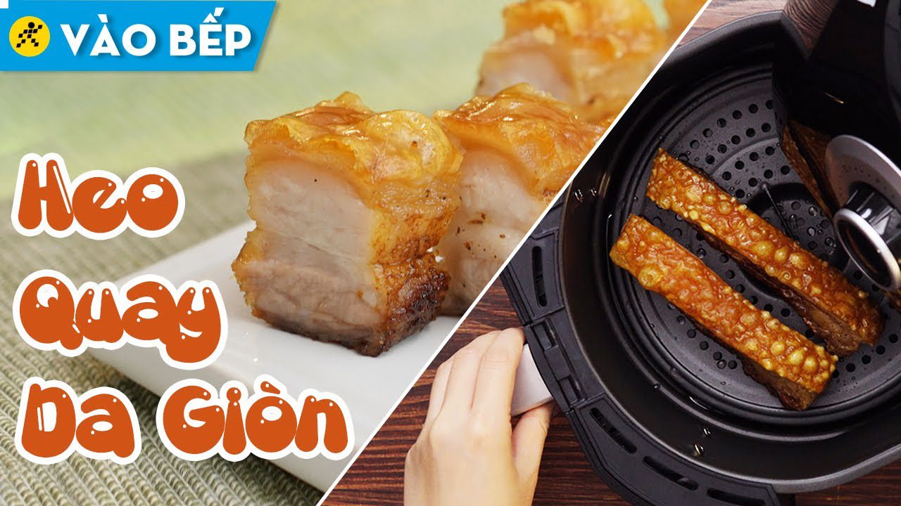 Roasted pork made with an air fryer