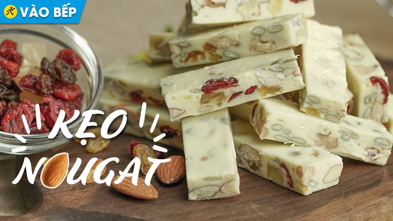 Make Nougat milk candy with Marshmallow