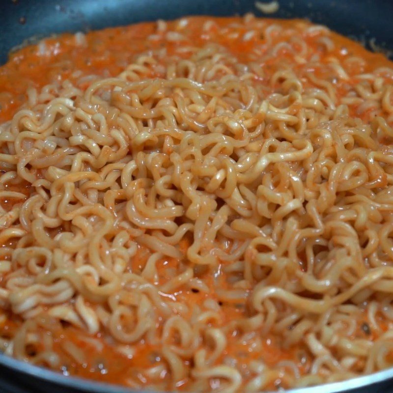 Step 2 Cook the noodles Samyang cheese