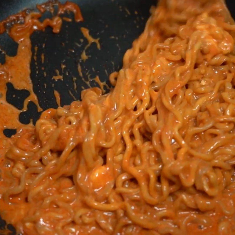 Step 2 Cook the noodles Samyang cheese