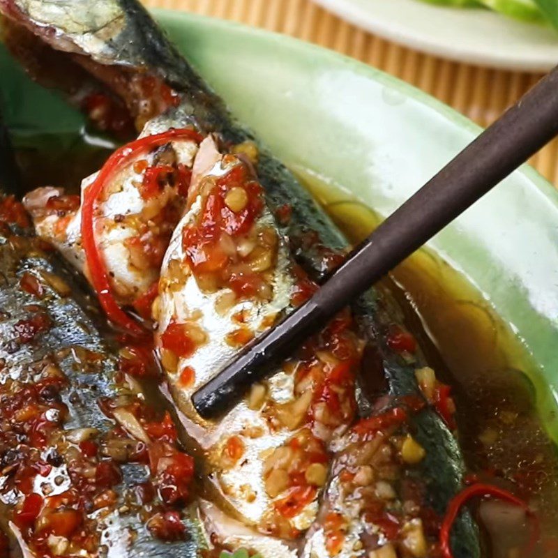 Step 4 Final product Mackerel stewed with coca