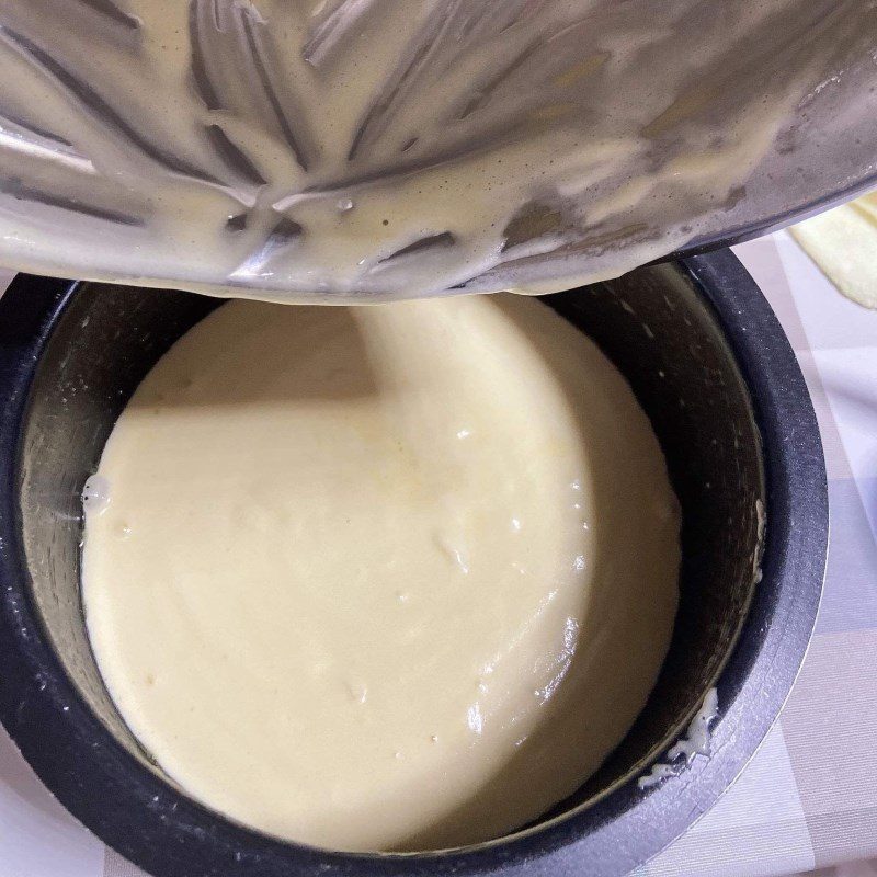 Step 4 Cooking cake with a rice cooker Sponge cake using a rice cooker (recipe shared by a user)