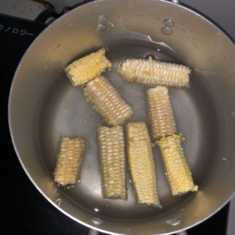 Step 2 Cooking Corn American Corn Pudding with Tapioca Flour