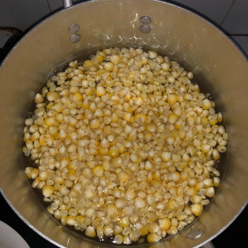 Step 2 Cooking Corn American Corn Pudding with Tapioca Flour