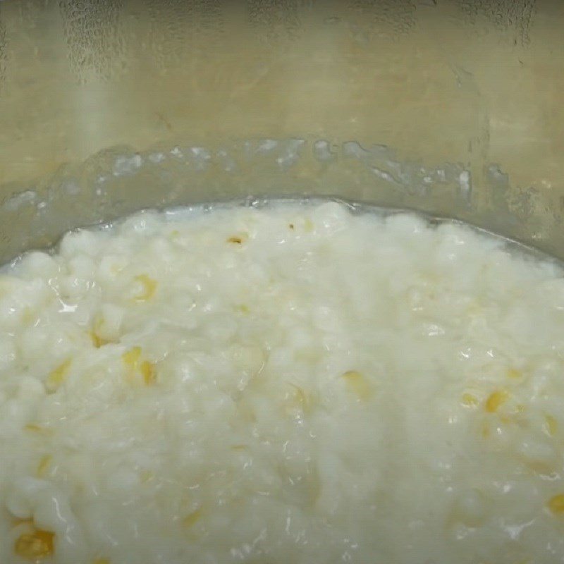 Step 3 Cook corn and sticky rice for Sticky Corn