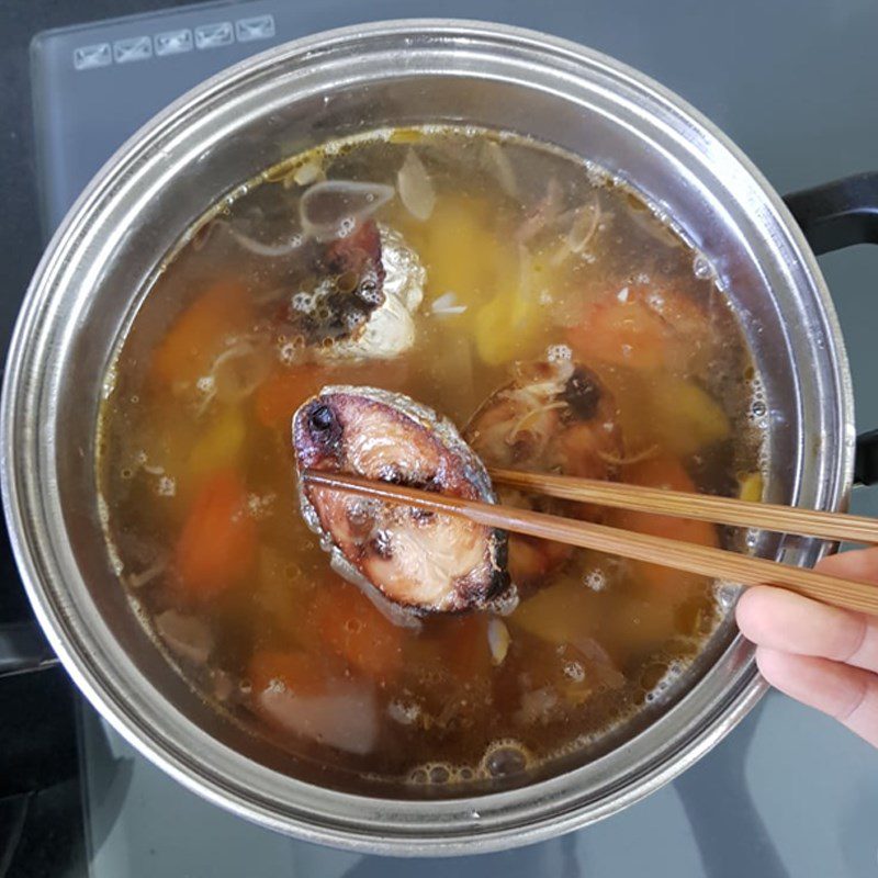 Step 3 Cooking tuna noodle soup Tuna noodle soup (recipe shared by users)