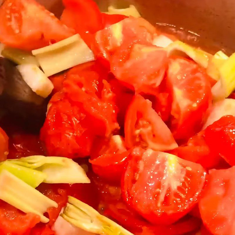 Step 2 Cook tomatoes, celery, onion Tomato celery onion juice without a machine