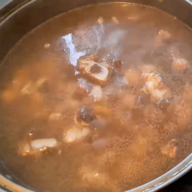 Step 4 Cooking the soup Braised Beef Bone Soup with Potato