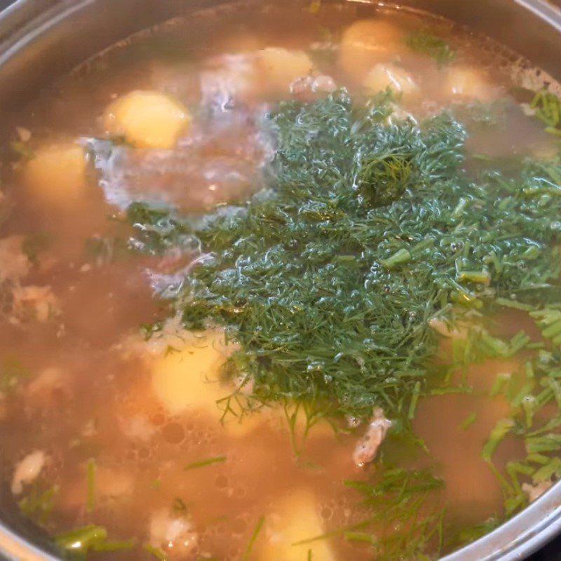 Step 4 Cooking the soup Braised Beef Bone Soup with Potato