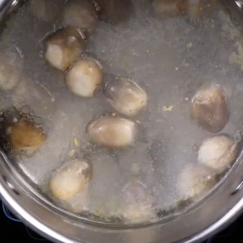 Step 5 Cook the Soup Stuffed Pumpkin Blossoms with Fish