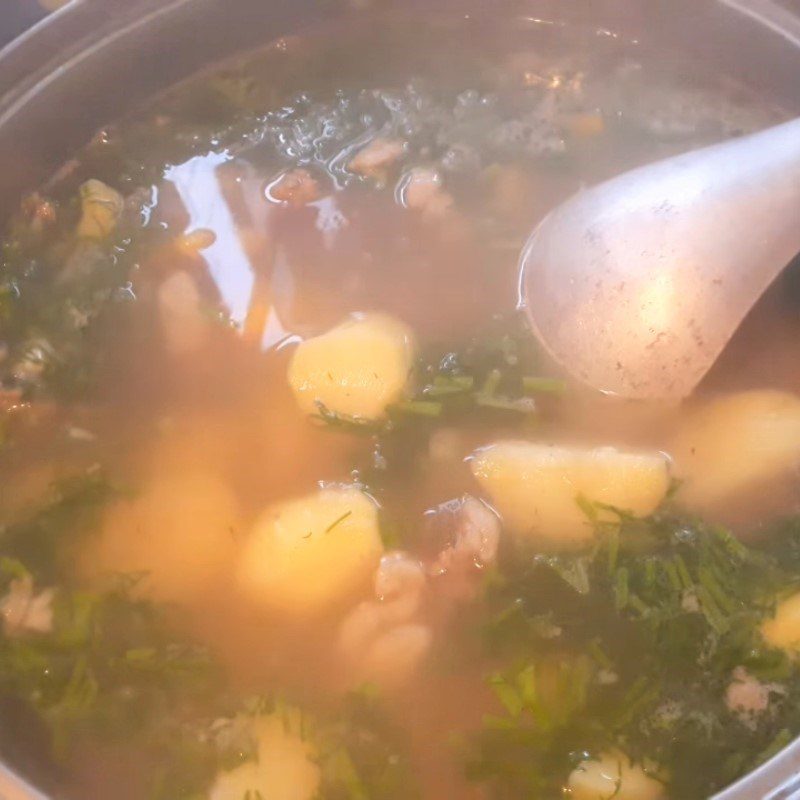 Step 4 Cooking the soup Braised Beef Bone Soup with Potato