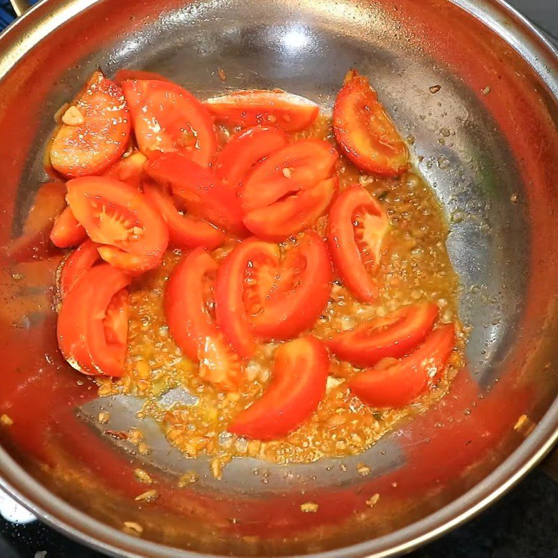 Step 4 Cooking clam soup with tofu