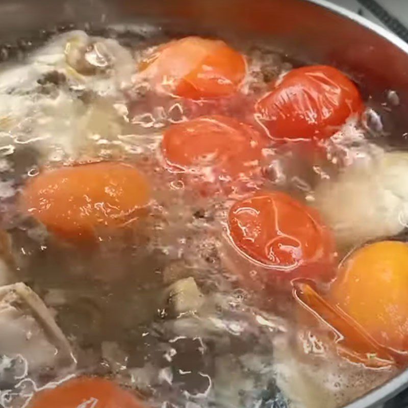 Step 4 Cooking Mackerel Soup