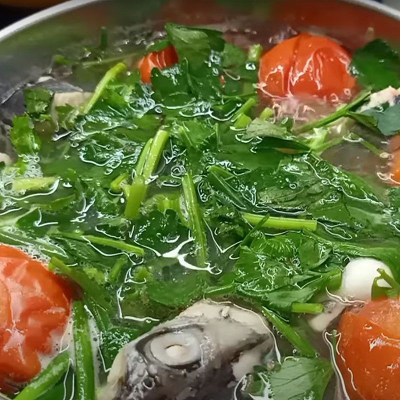 Step 4 Cooking Mackerel Soup