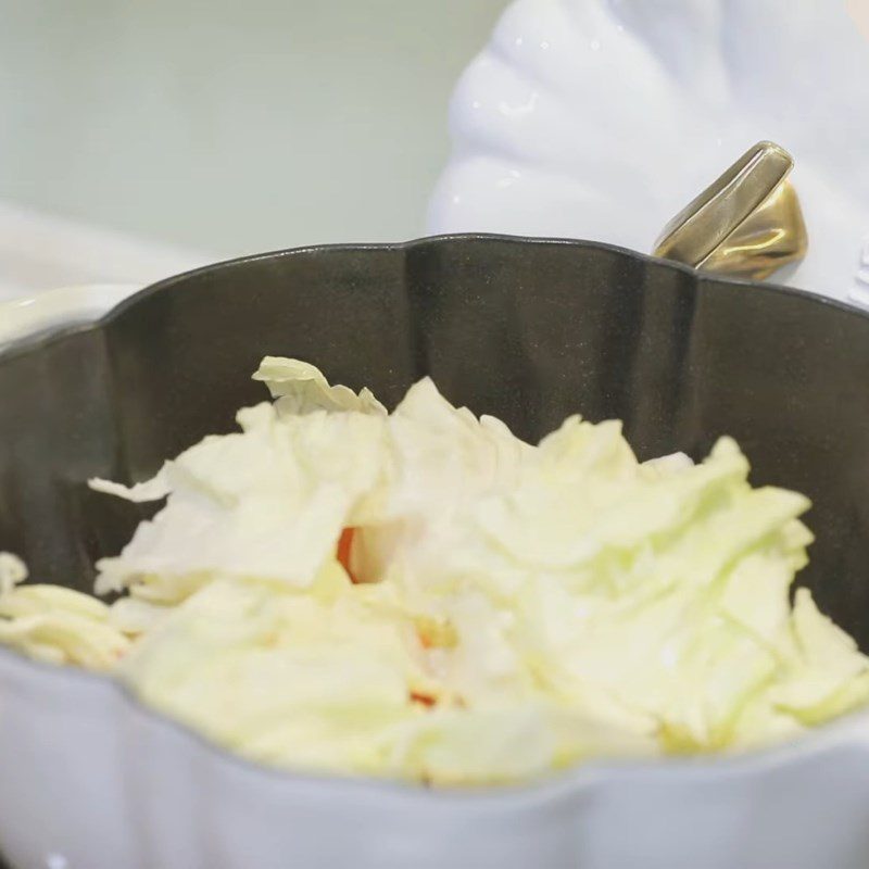 Step 2 Cooking soup Mixed cauliflower soup