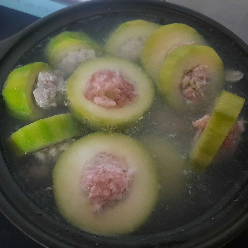 Step 3 Cook the soup Stuffed gourd soup