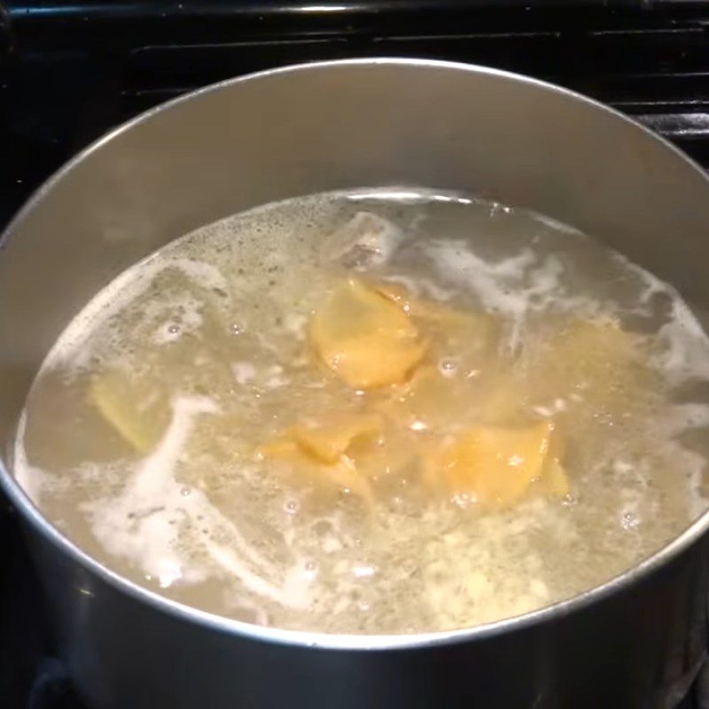 Step 3 Cooked Pickled Radish Soup Pickled Radish Soup (Xá Bấu)