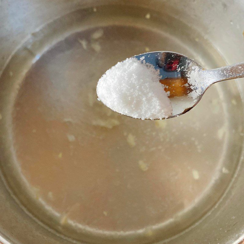 Step 2 Cook Sweet Potato Leaf Soup with Garlic