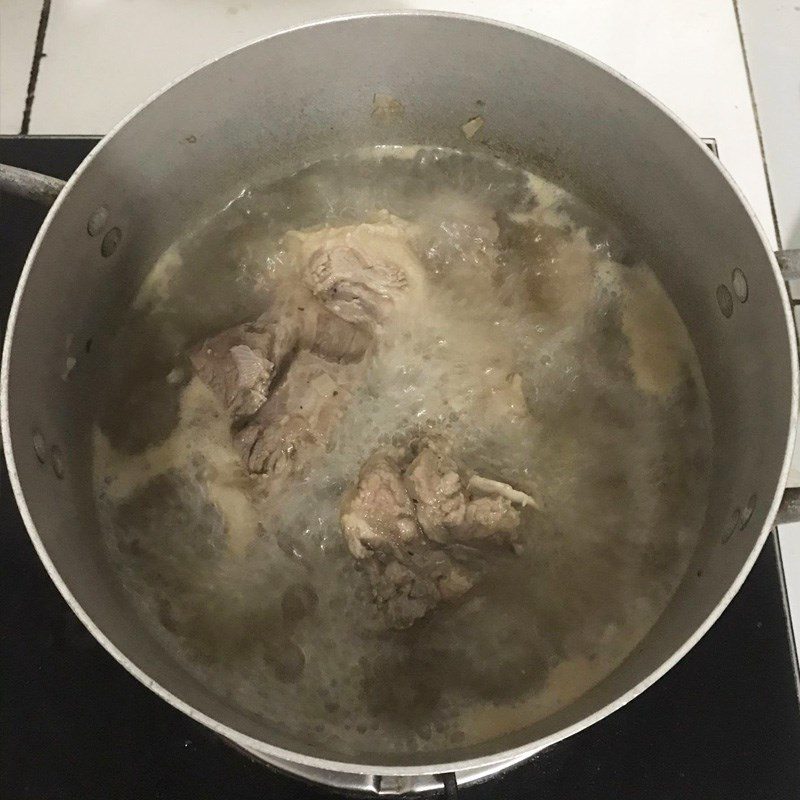 Step 3 Cooking Potato Bone Soup Potato Bone Soup