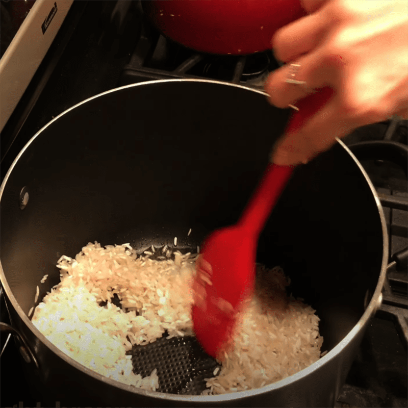 Step 4 Cooking Porridge Green Bean Porridge