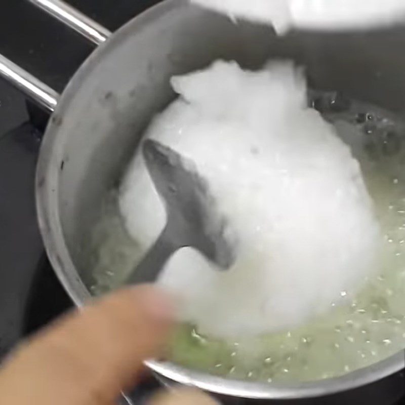 Step 2 Cook the Porridge for Beef Cheese Pumpkin Porridge