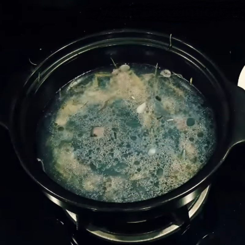 Step 3 Cook the porridge Traditional clam porridge