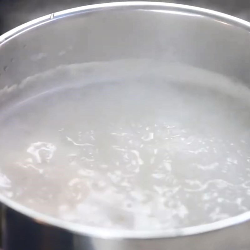 Step 2 Cook clam porridge according to Nghe style