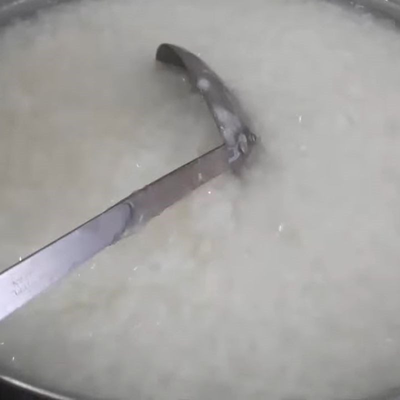 Step 3 Cooking red bean porridge Red bean porridge with beef