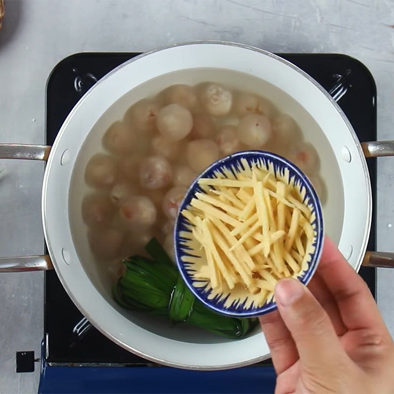 Step 6 Cook the Pork Floss Che