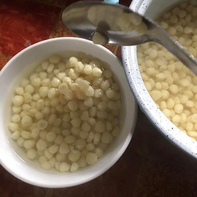 Step 2 Cooking the pudding for Corn Pudding