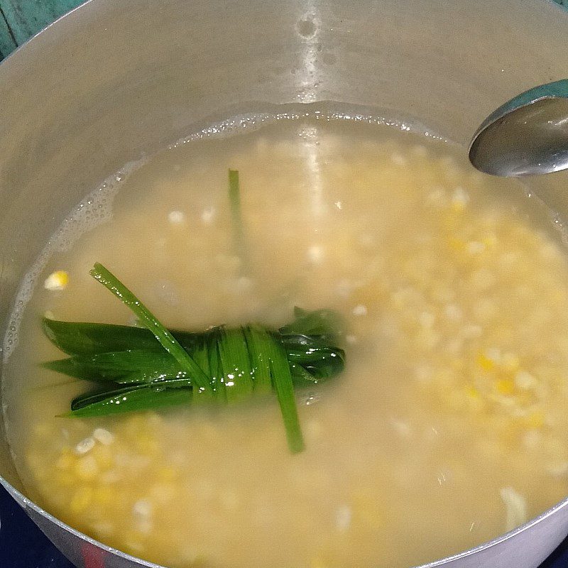 Step 3 Cooking Sweet Soup American Corn Sweet Soup with Tapioca Pearls