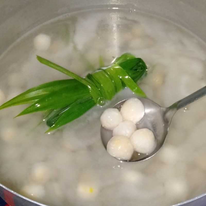 Step 3 Cooking Sweet Soup American Corn Sweet Soup with Tapioca Pearls