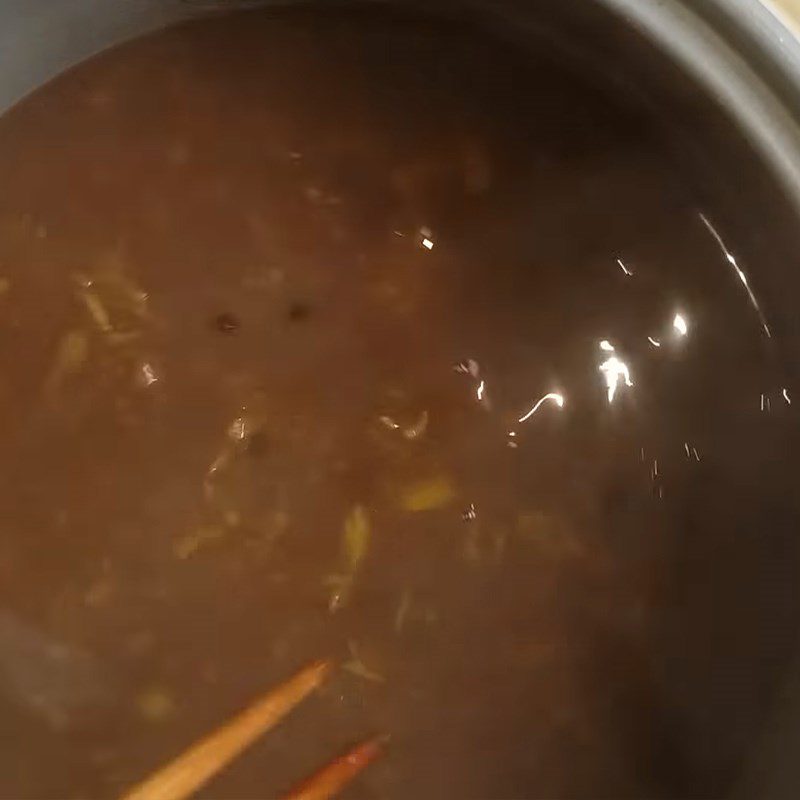 Step 2 Cooking Black Bean Sweet Soup with Sweet Potato Using a Rice Cooker