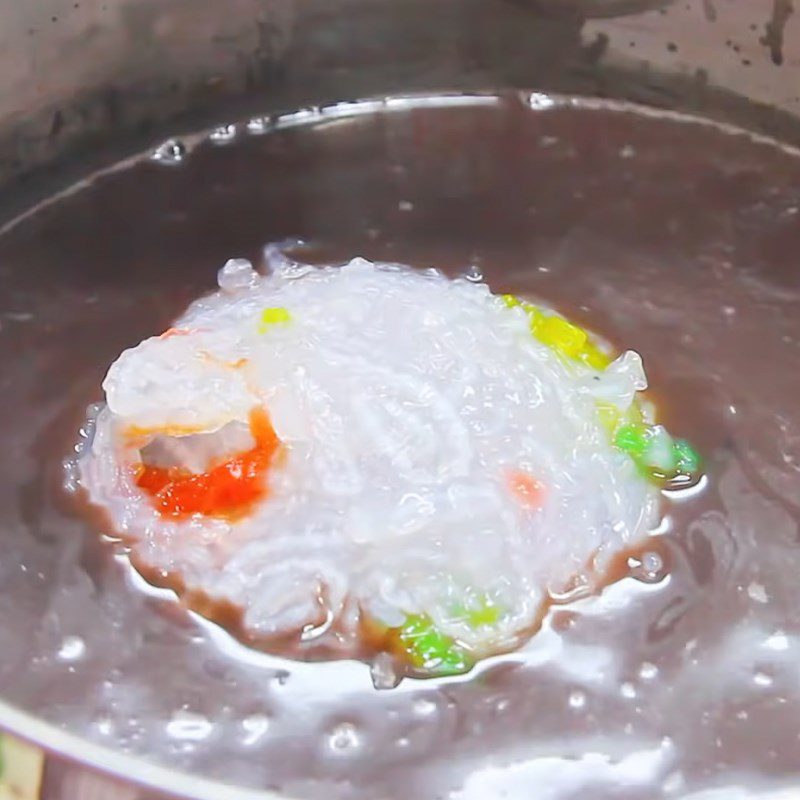 Step 5 Cooking black bean dessert with coconut milk Black bean dessert with coconut milk